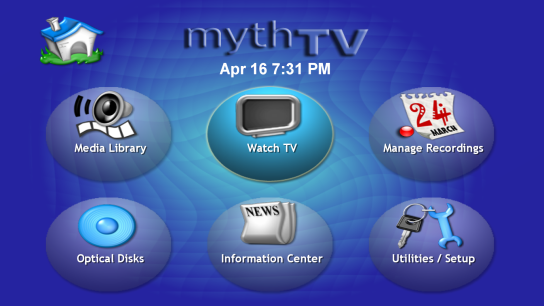 MythTV Main Menu