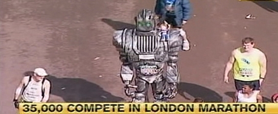 Robot in London Marathon